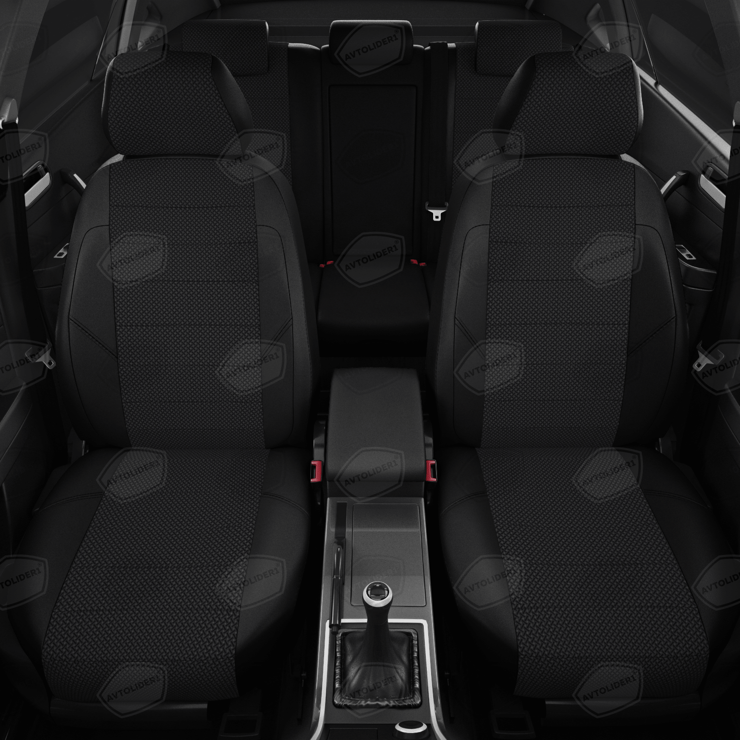 Автолидер — Авточехлы для ГАЗ Газель Next 2010-2023 фургон 7мест. Цельнометаллический фургон. (Водительская спинка высокая, на уровне пассажирской спинки). Первый ряд: 1+2, второй ряд: 2+2. Подголовники 3шт. Передние
