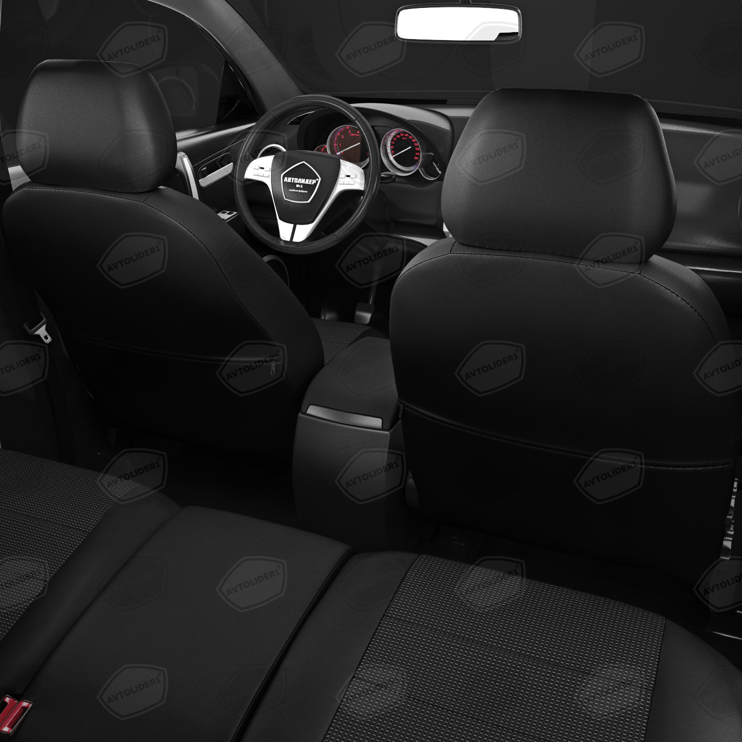 Автолидер — Авточехлы для Lexus IS 250 с 2005-2013 седан Задние спинка и сиденье единые, передний и задний подлокотники, 5-подголовников.
